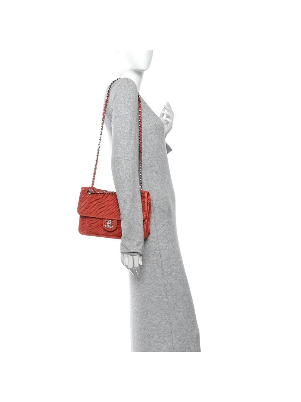 Chanel Perforated Calfskin Large Up In #329539C19B